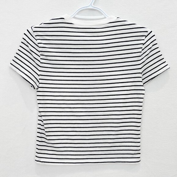Abercrombie & Fitch Navy Stripe Essential Baby Tee size Small - Picture 3 of 6